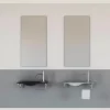 מדף זכוכית לאמבטיה