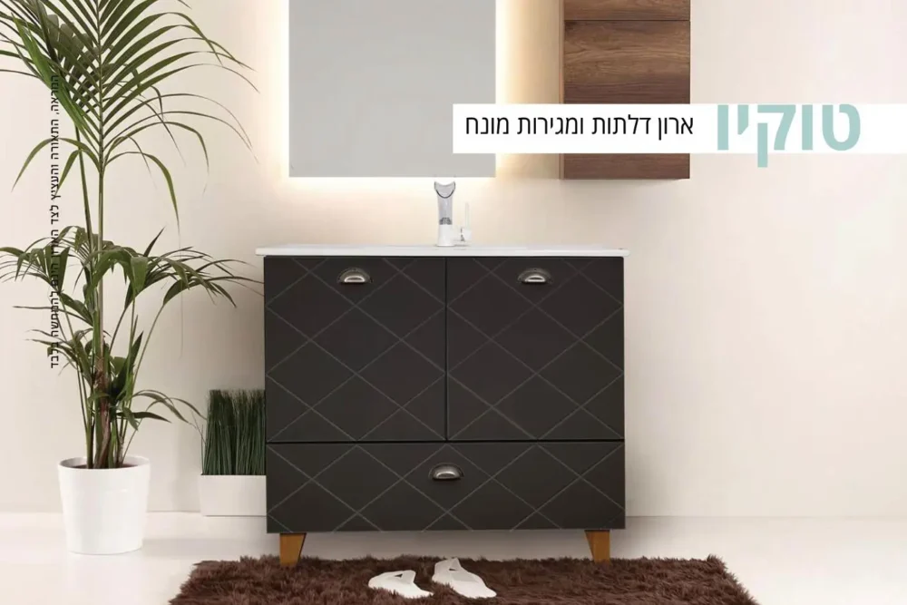 ארון אמבטיה מונח